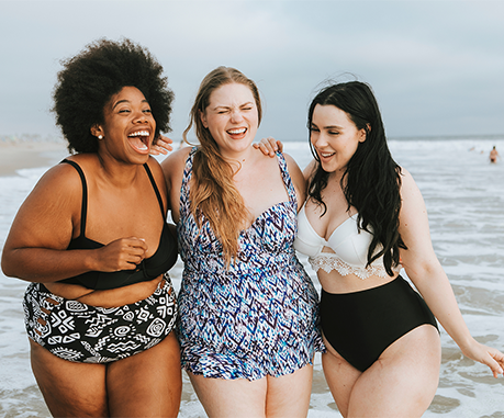 plus size swimsuits with shorts